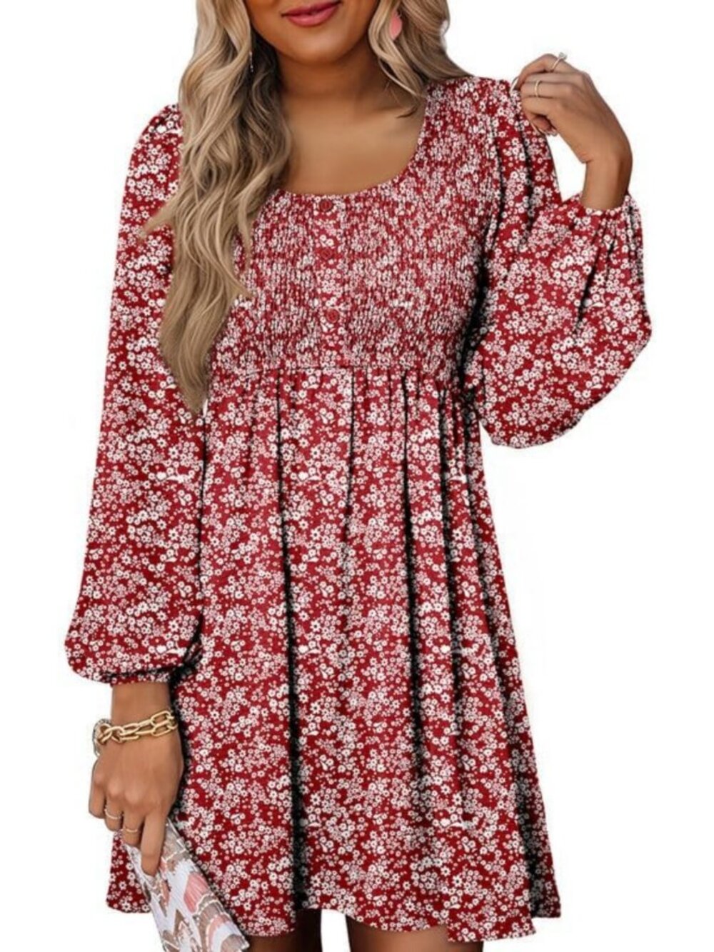 Chic Fall Mini Dress for Women | Casual Long Sleeve, Perfect for 2026 Trends